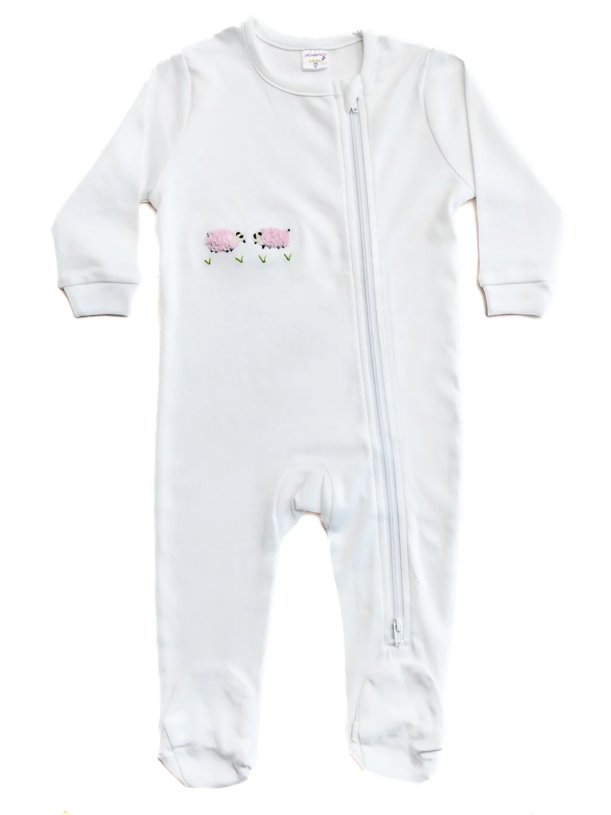 Baby Footie, Combed Cotton, Embroidered - Image 6