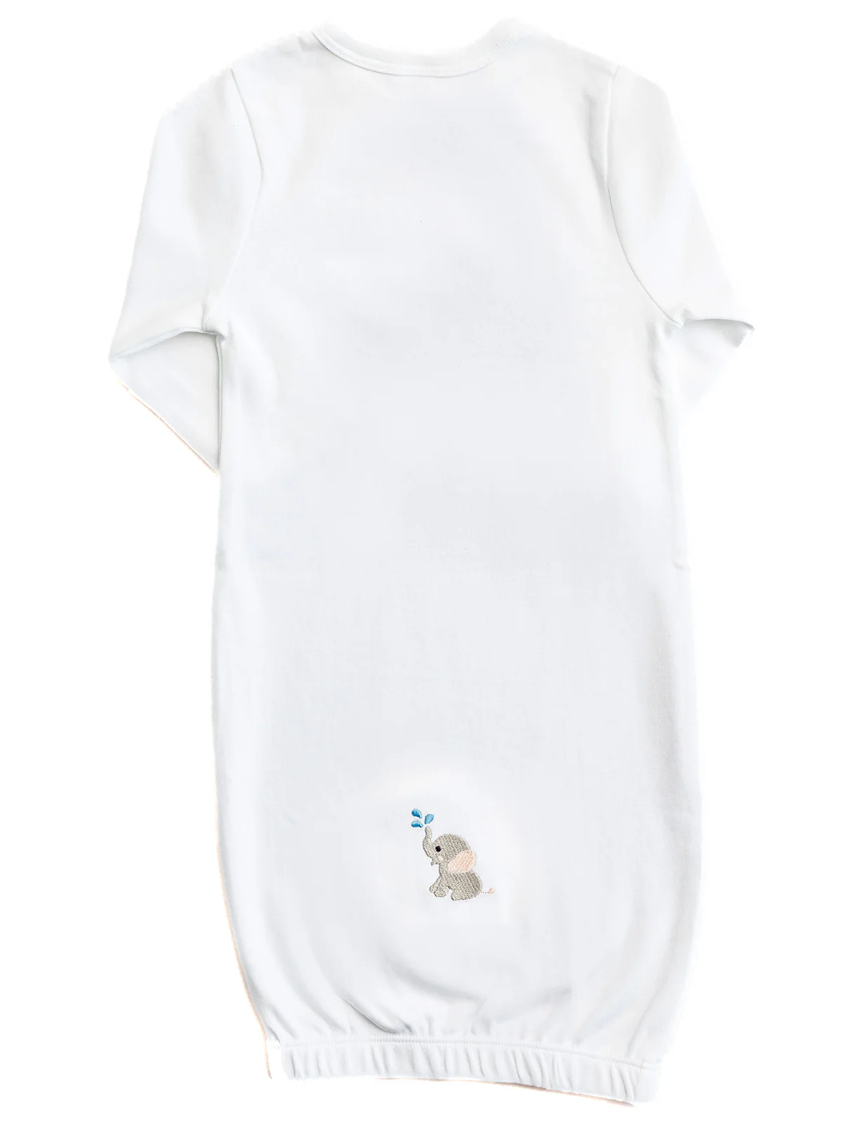 Baby Gown, Combed Cotton, Embroidered - Image 14