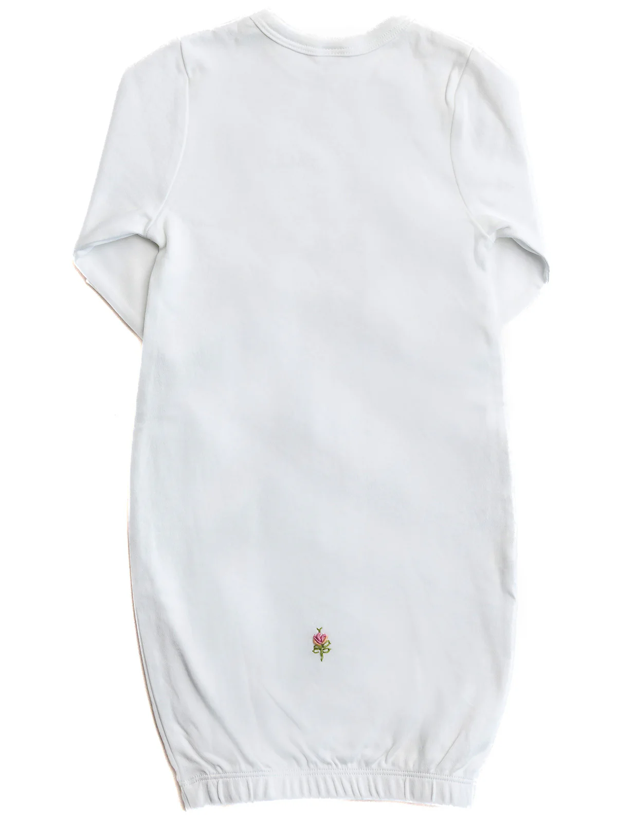 Baby Gown, Combed Cotton, Embroidered - Image 2