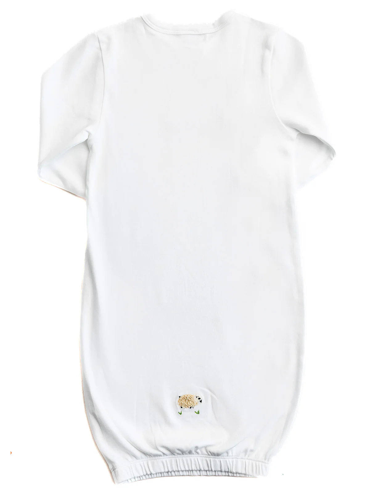 Baby Gown, Combed Cotton, Embroidered - Image 5
