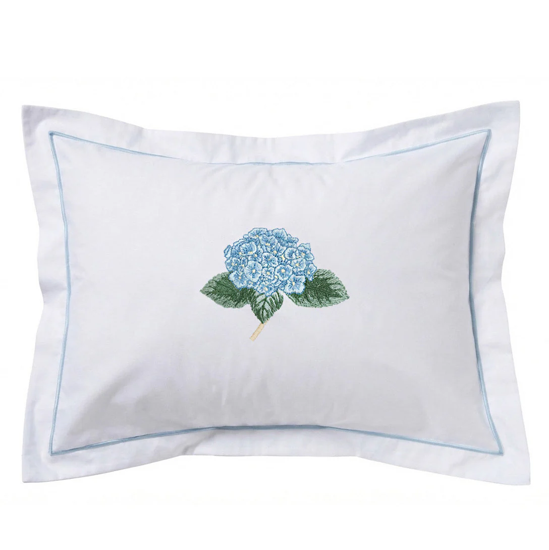 Boudoir Pillow Cover, Embroidered Botanical - Image 3