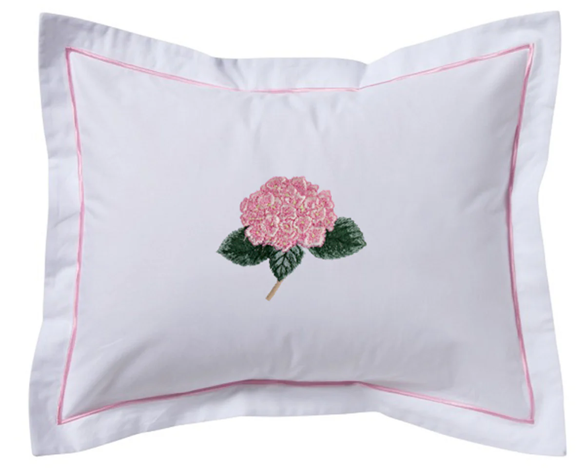Boudoir Pillow Cover, Embroidered Botanical - Image 5