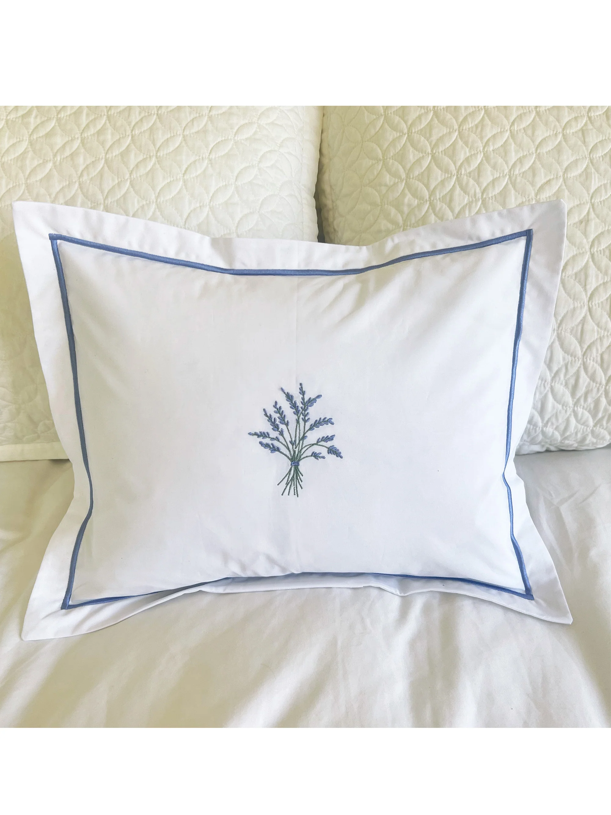 Boudoir Pillow Cover, Embroidered Botanical - Image 7