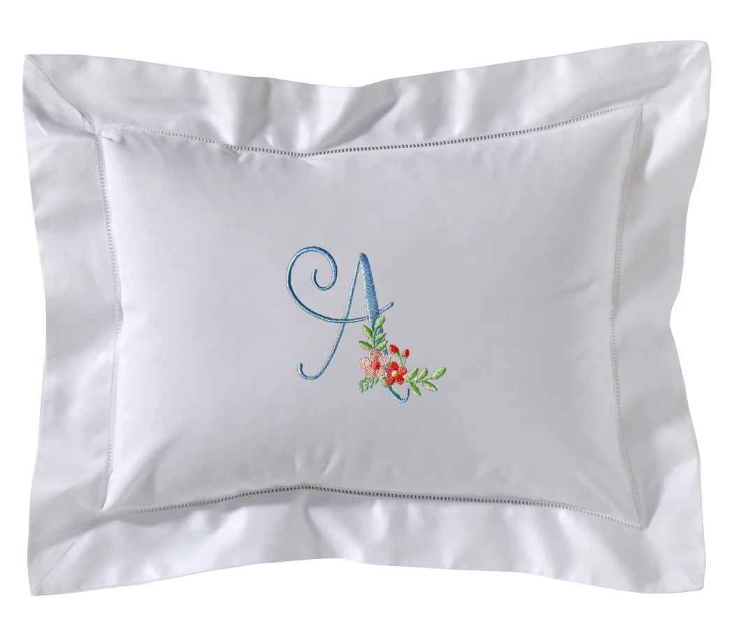 Boudoir Pillow Cover, Hem Stitch Border - Image 3