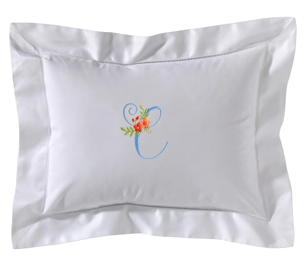 Boudoir Pillow Cover, Hem Stitch Border - Image 4