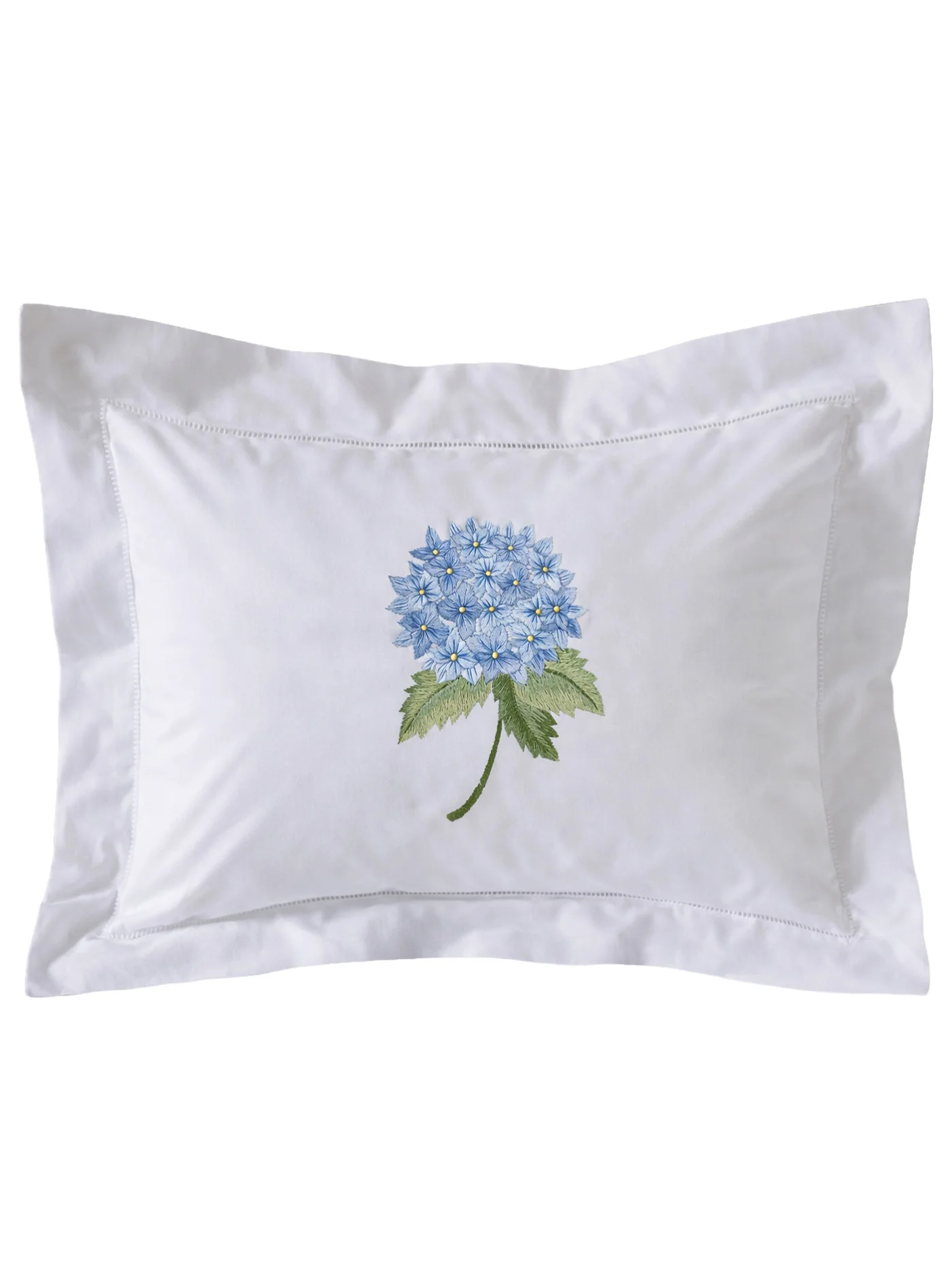 Boudoir Pillow Cover, Embroidered with Hem Stitch - Image 14