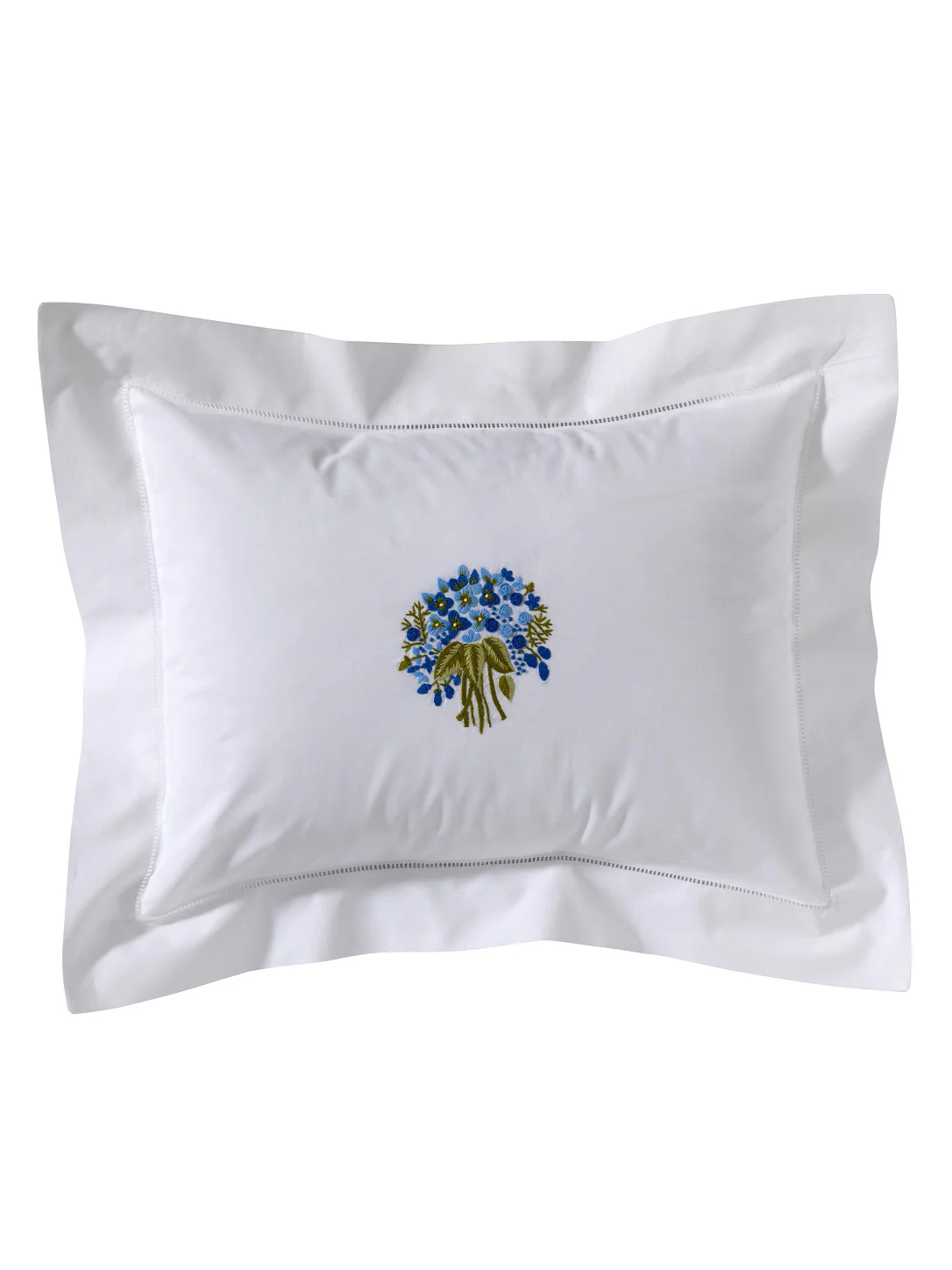 Boudoir Pillow Cover, Embroidered with Hem Stitch - Image 18