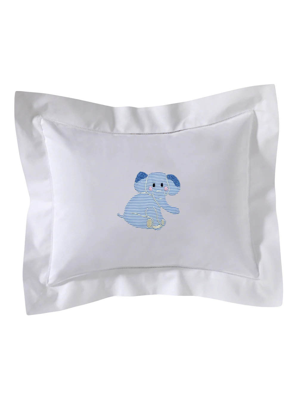 Boudoir Pillow Cover, Embroidered with Hem Stitch - Image 19