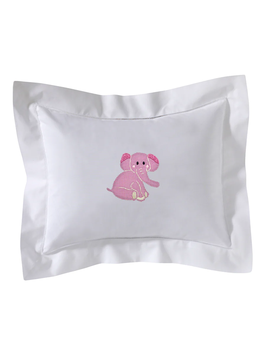 Boudoir Pillow Cover, Embroidered with Hem Stitch - Image 20