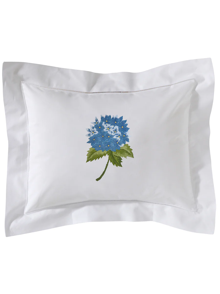 Boudoir Pillow Cover, Embroidered with Hem Stitch - Image 24