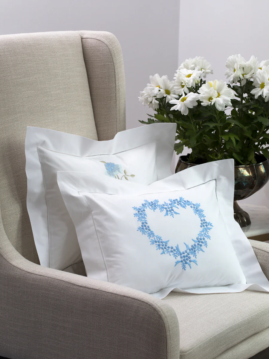 Boudoir Pillow Cover, Hydrangea (White) - Image 16