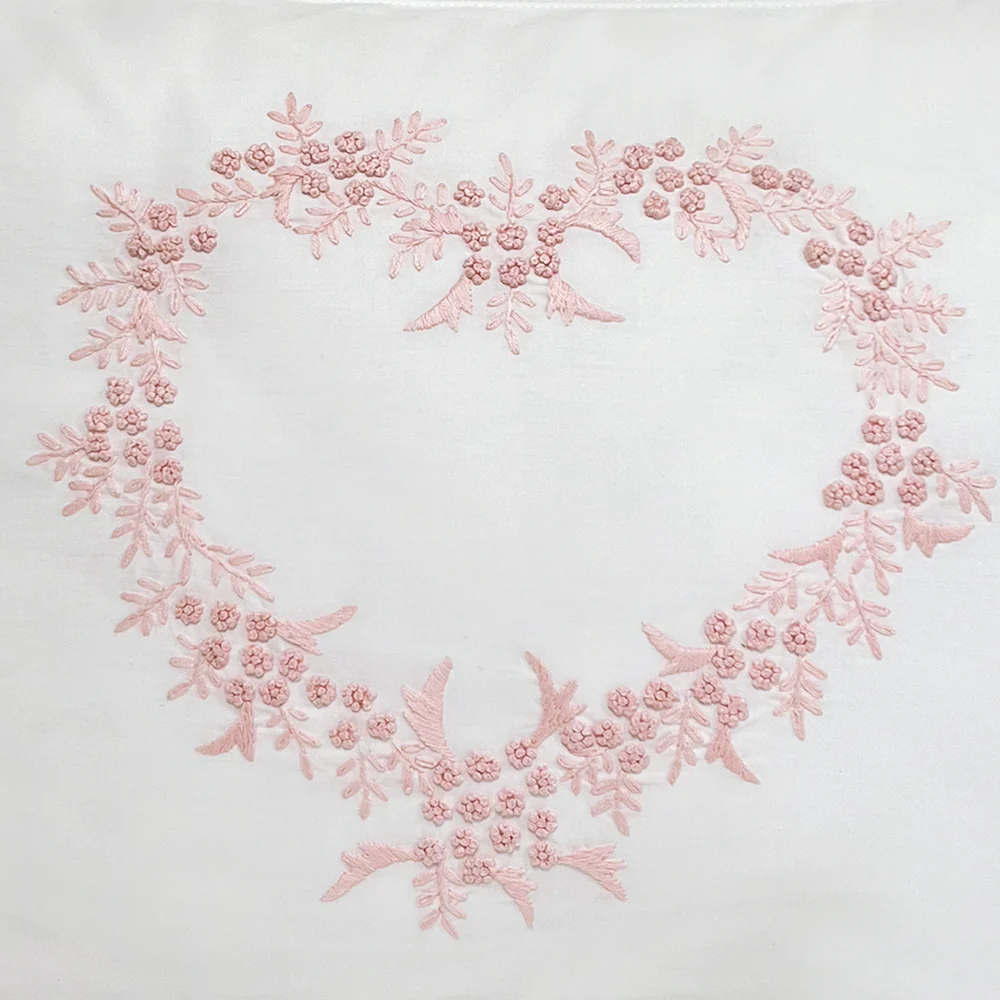 Boudoir Pillow Cover, Heart (Pink) - Image 3