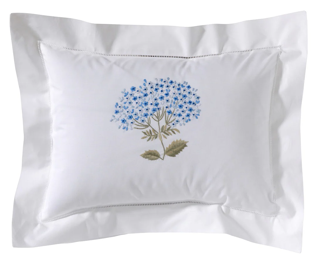 Boudoir Pillow Cover, Hydrangea (White) - Image 11