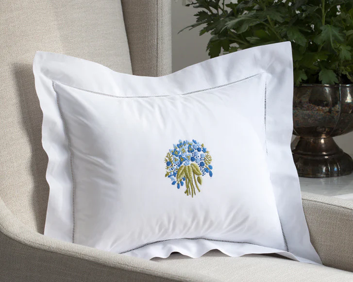 Boudoir Pillow Cover, Hydrangea (White) - Image 15