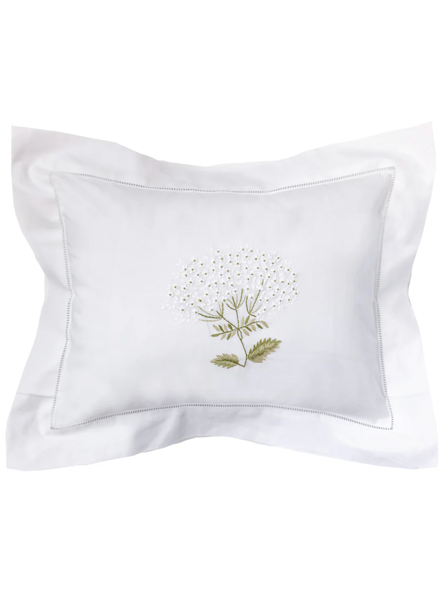 Boudoir Pillow Cover, Hydrangea (White) - Image 18