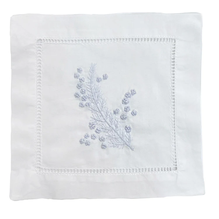 Cocktail Napkins, Christmas Berry Wreath, Set of 4 - Image 11