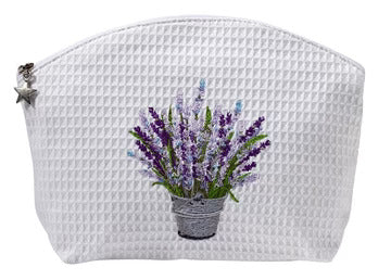 Cosmetic Bag (Medium), Embroidered Botanical - Image 3