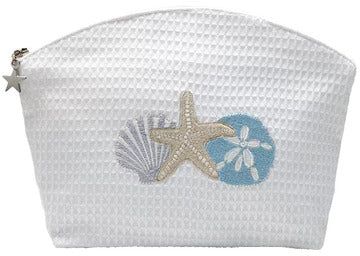 Cosmetic Bag (Medium), Embroidered Coastal - Image 6
