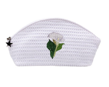 Cosmetic Bag (Small), Embroidered Botanical - Image 5