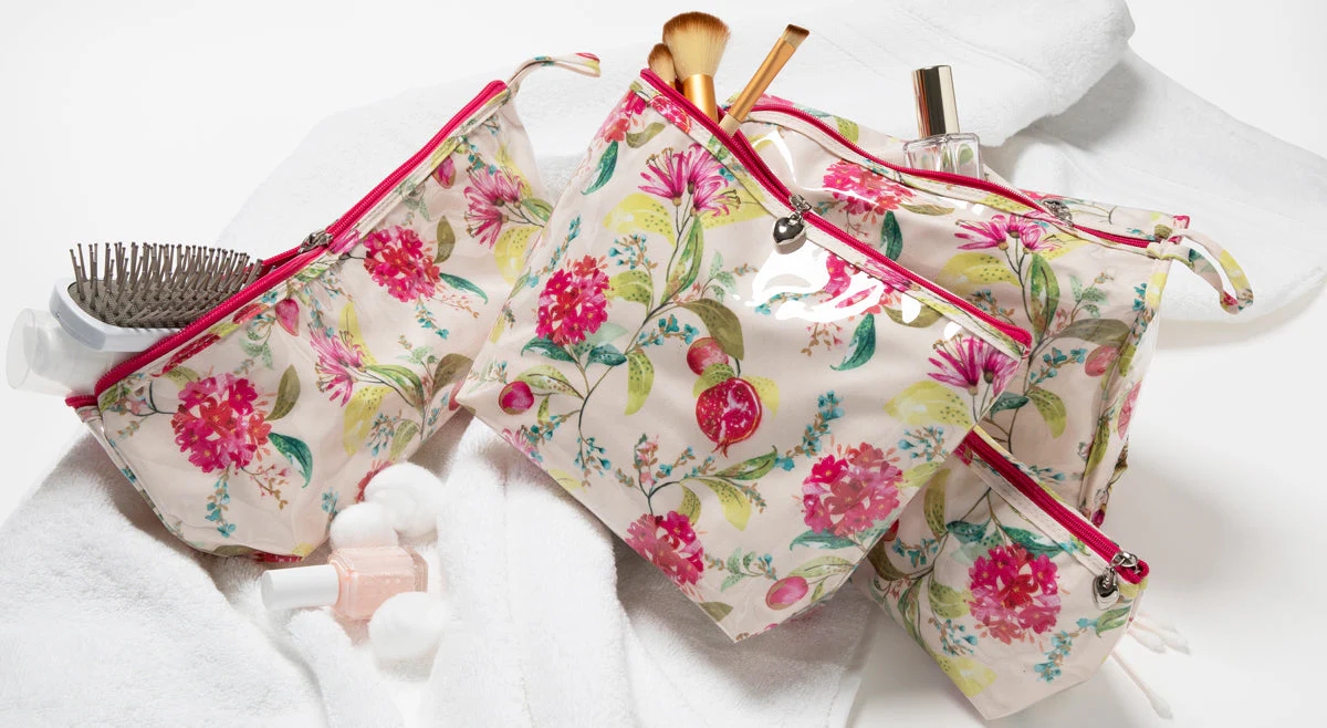 Cosmetic Bag (Small), Pomegranate - Image 3