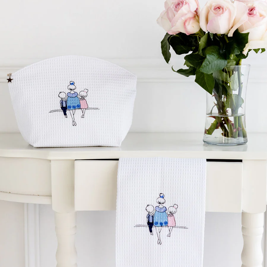Cosmetic Bag (Large), Embroidered - Image 7