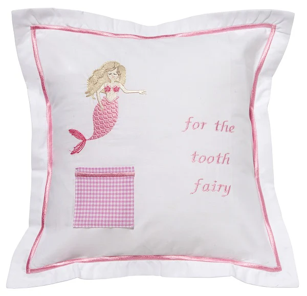 Tooth Fairy Pillow Cover - Embroidered - Image 4