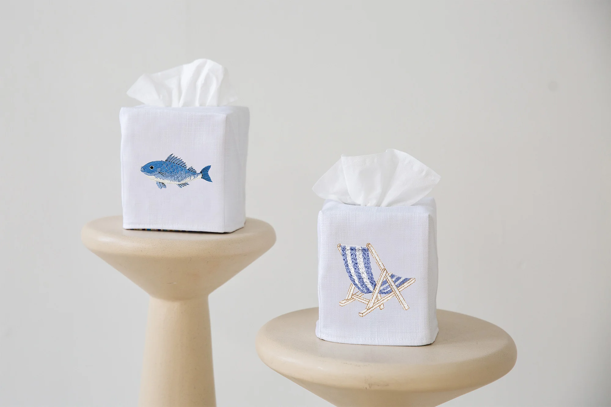 Tissue Box Cover, Deck Chair (Blue) - Image 4
