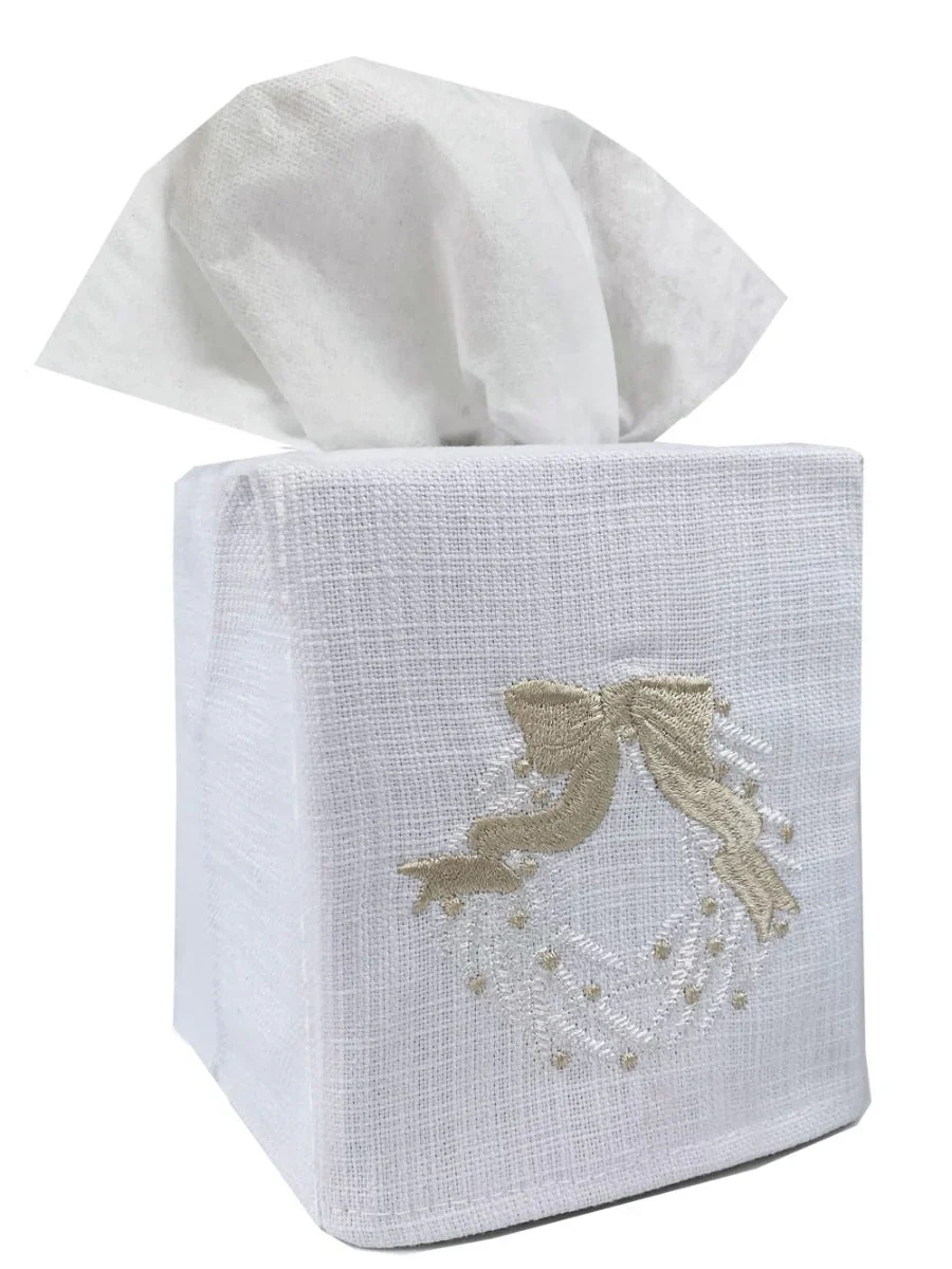 Tissue Box Cover, Holiday Yellow Lab - Image 4