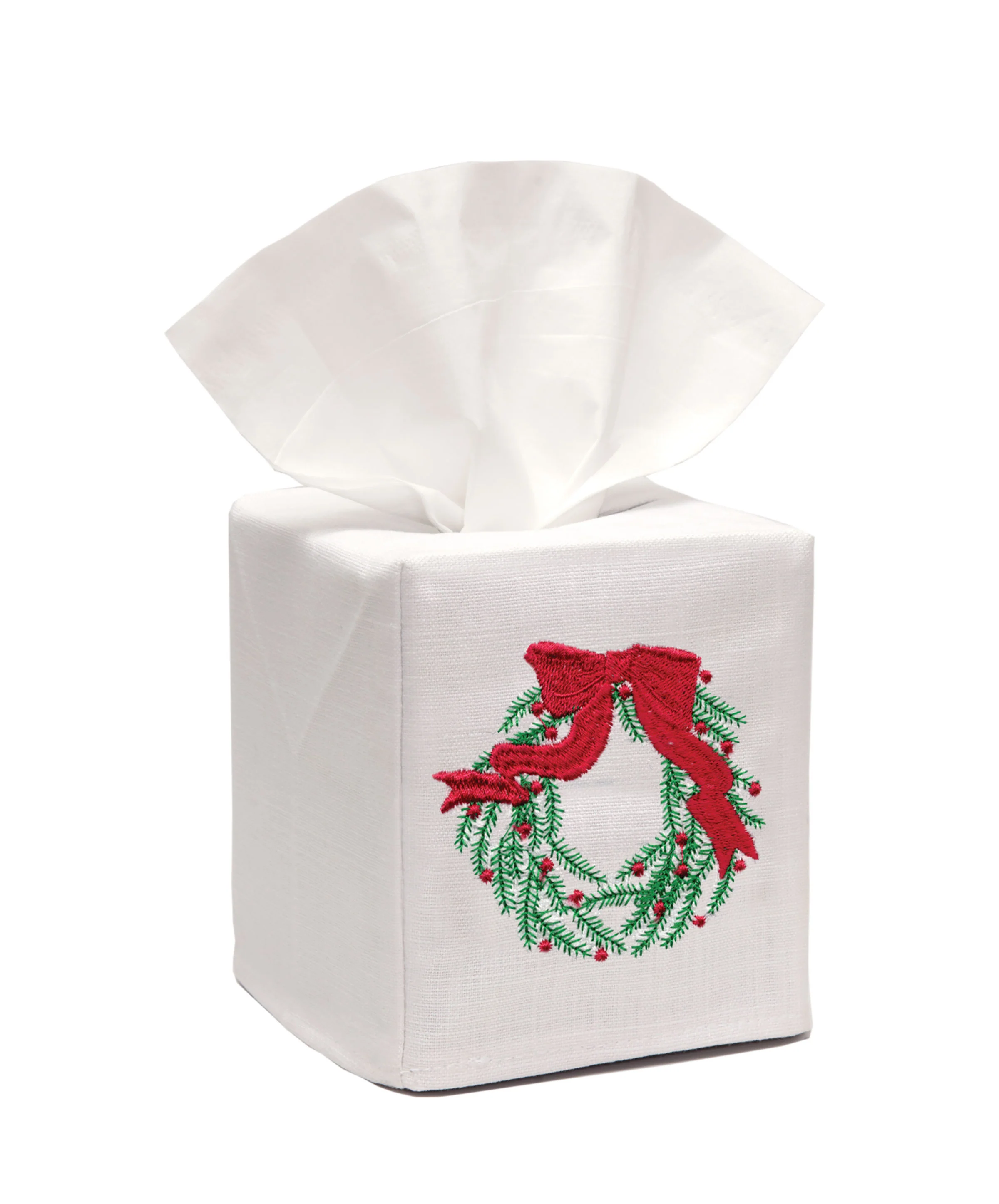 Tissue Box Cover, Holiday Yellow Lab - Image 8