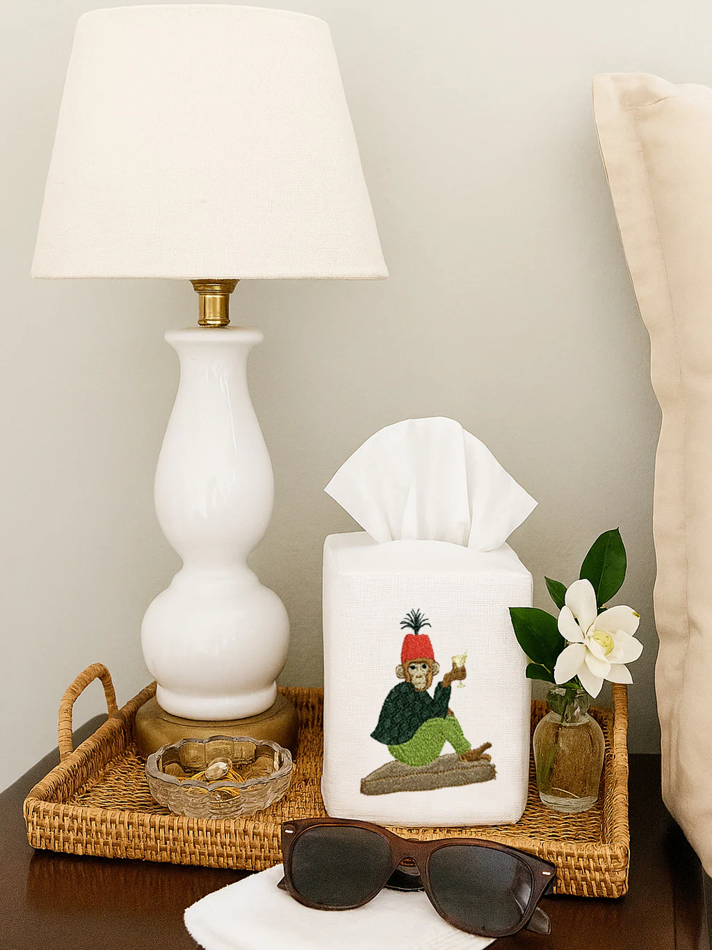 Tissue Box Cover, Martini Monkey - Image 5