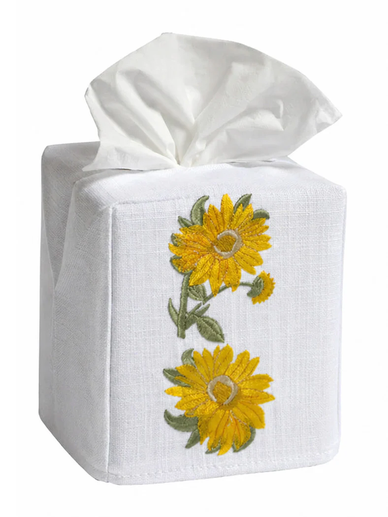 Tissue Box Cover, Sunflowers - Image 4
