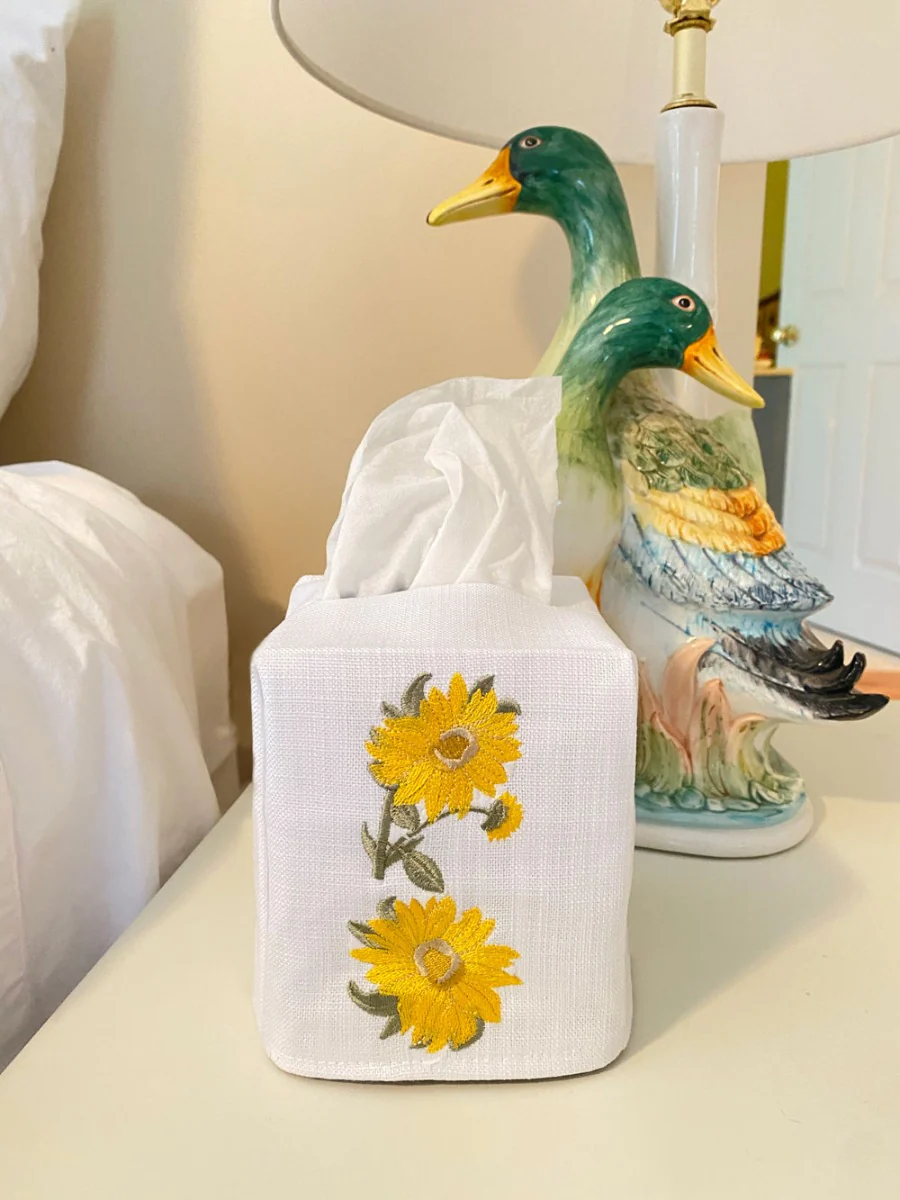 Tissue Box Cover, Sunflowers - Image 7