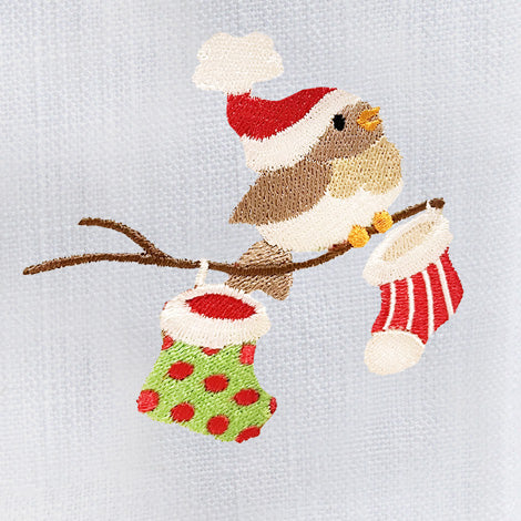 Guest Towel, Terry, Christmas Wreath - Image 6
