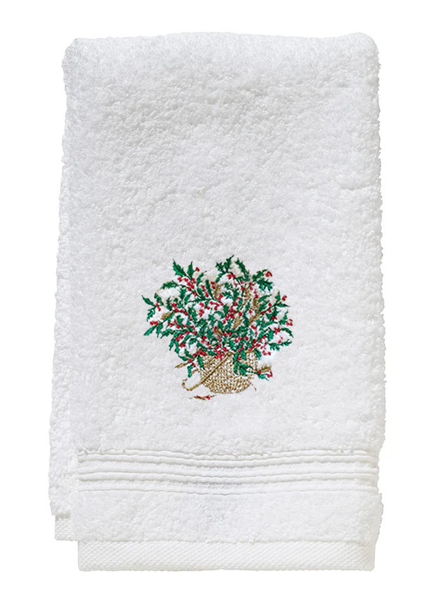 Guest Towel, Terry, Christmas Wreath - Image 18