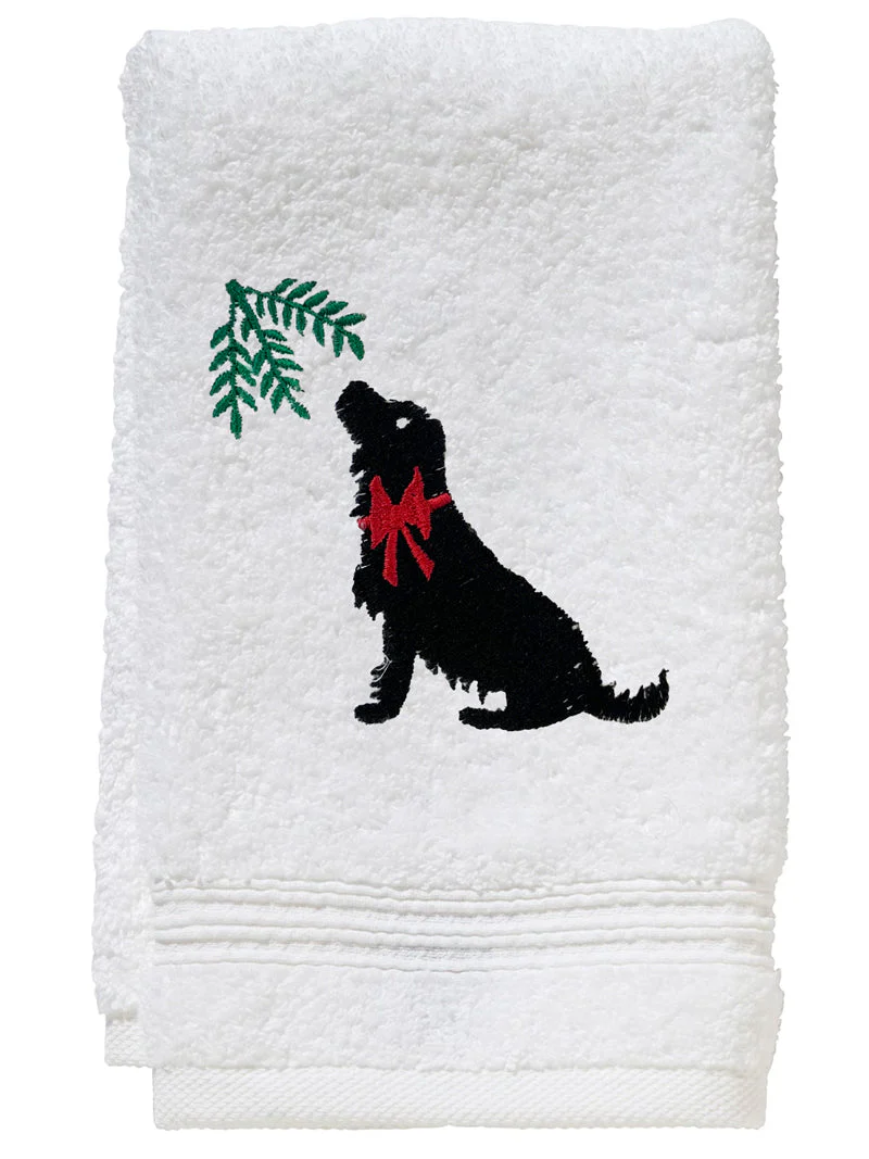 Guest Towel, Terry, Christmas Wreath - Image 10