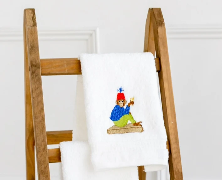 Guest Towel, Terry, Martini Monkey - Image 2