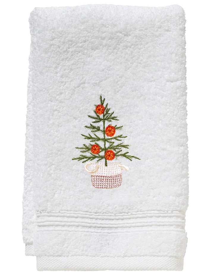 Guest Towel, Terry, Christmas Wreath - Image 11