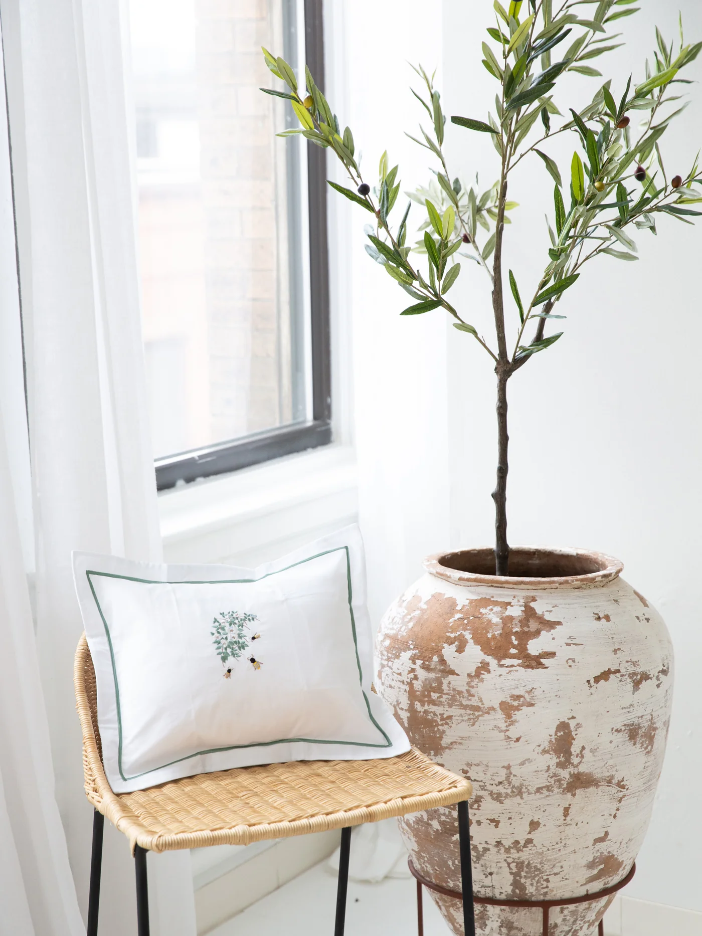 Boudoir Pillow Cover, Honey Bees - Image 3