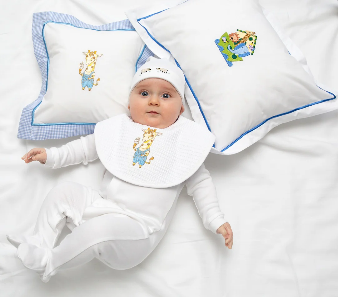 Boudoir Pillow Covers (Children & Baby) - Embroidered - Image 8