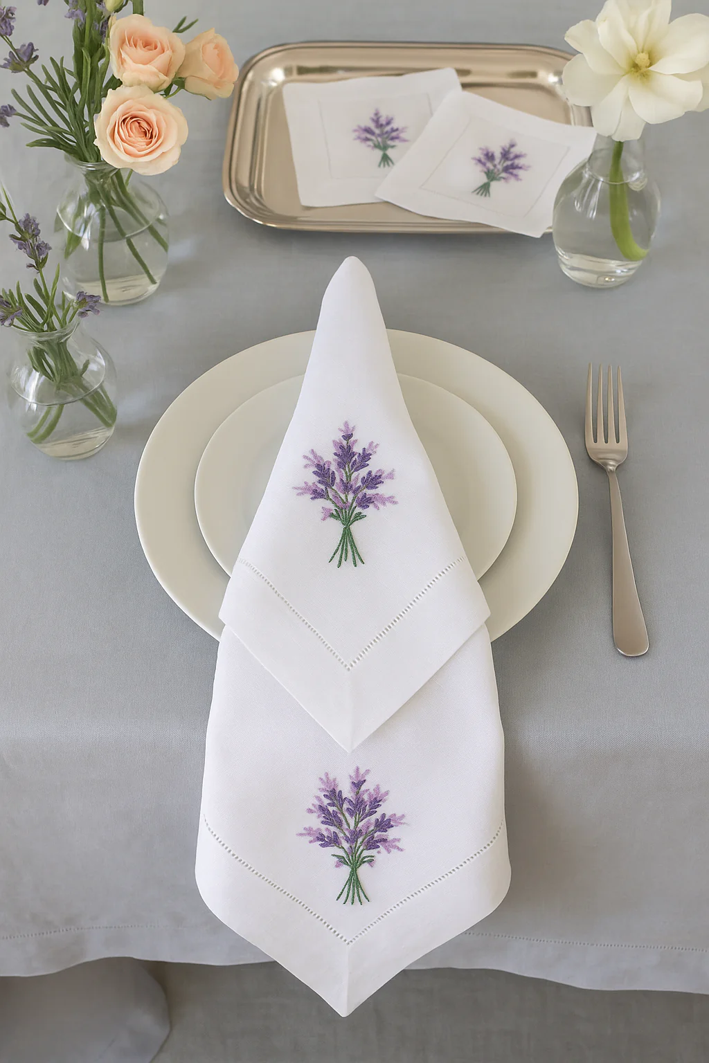 Dinner Napkin, Lavender, Set of 2 - Image 3