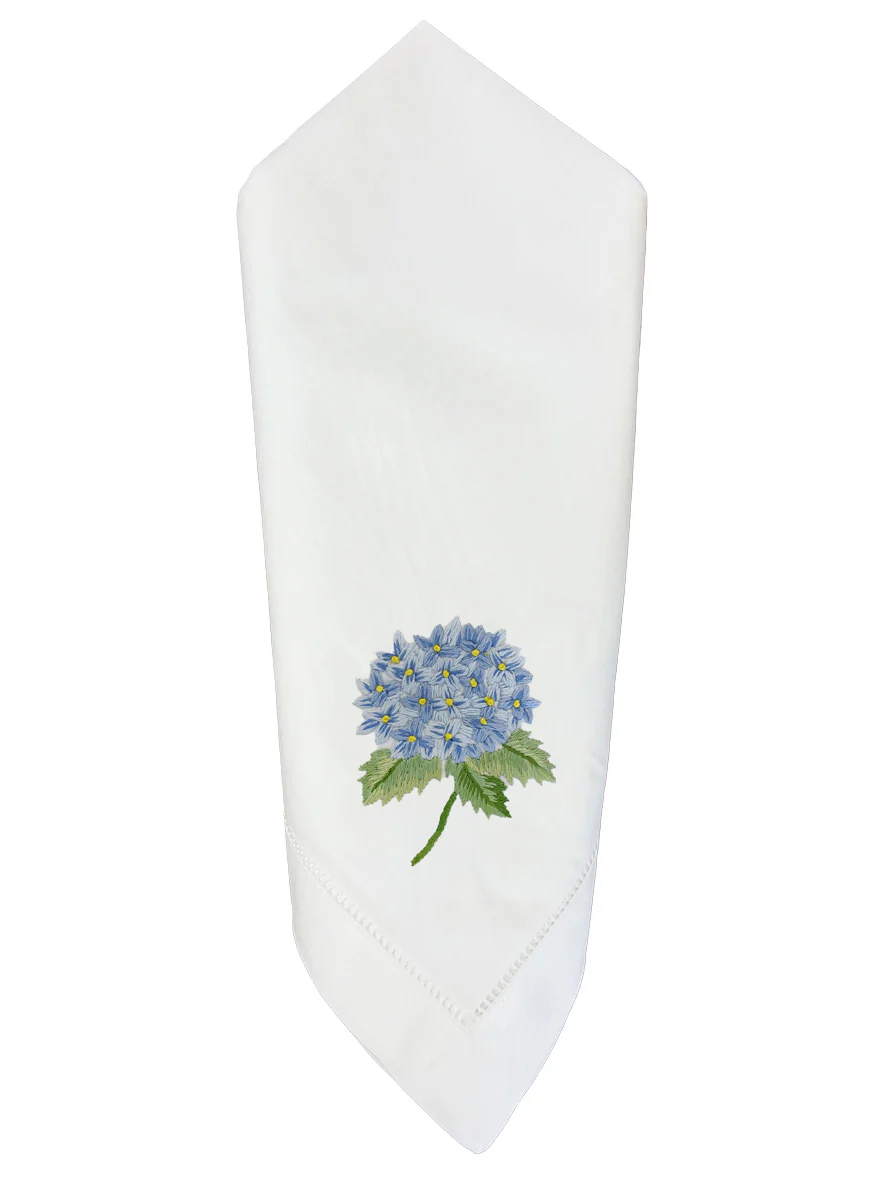 Dinner Napkin, French Hydrangea, Set of 2 - Image 3
