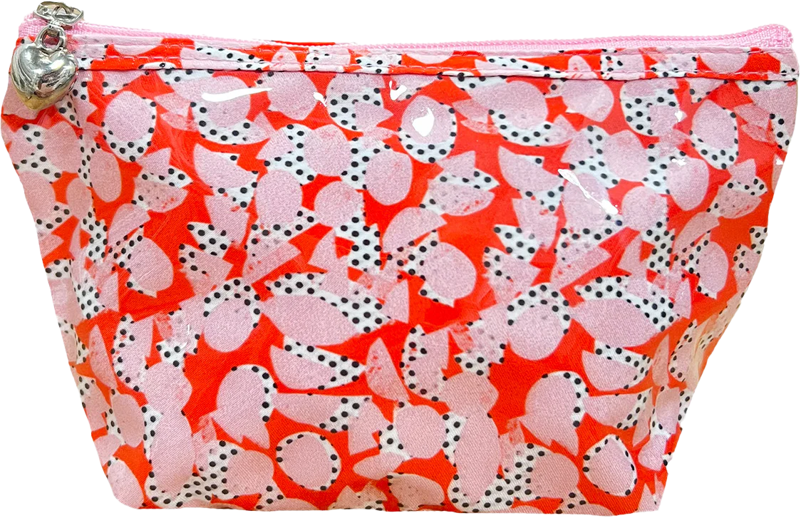 Cosmetic Bag (Small), Cotton/Waterproof PVC - Image 17