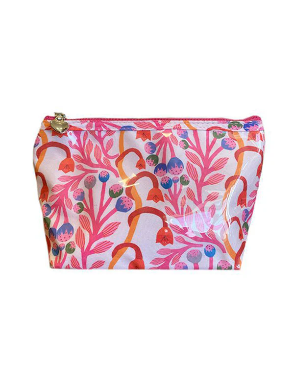 Cosmetic Bag (Small), Cotton/Waterproof PVC - Image 10