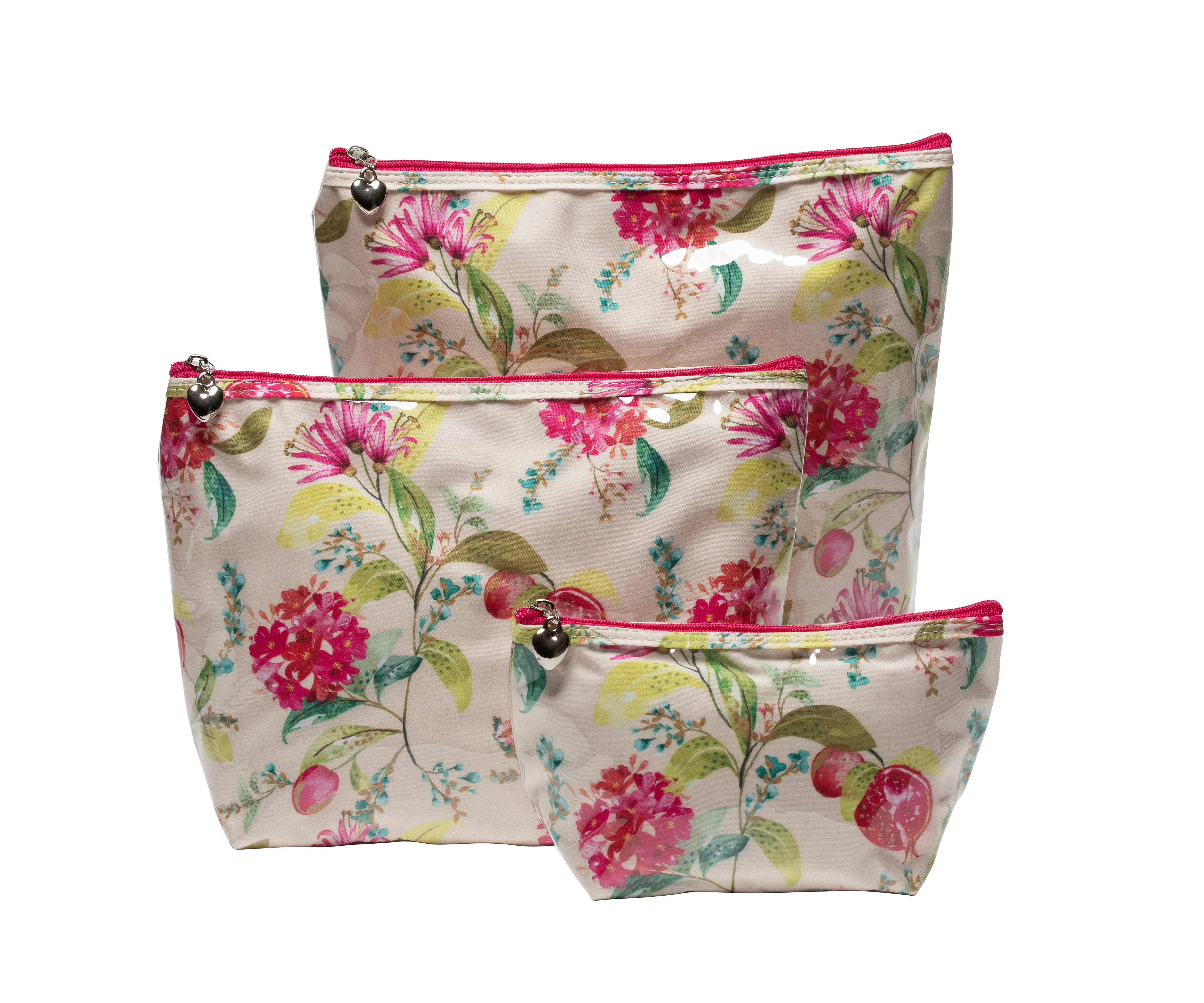 Cosmetic Bag (Medium), Cotton/Waterproof PVC - Image 28