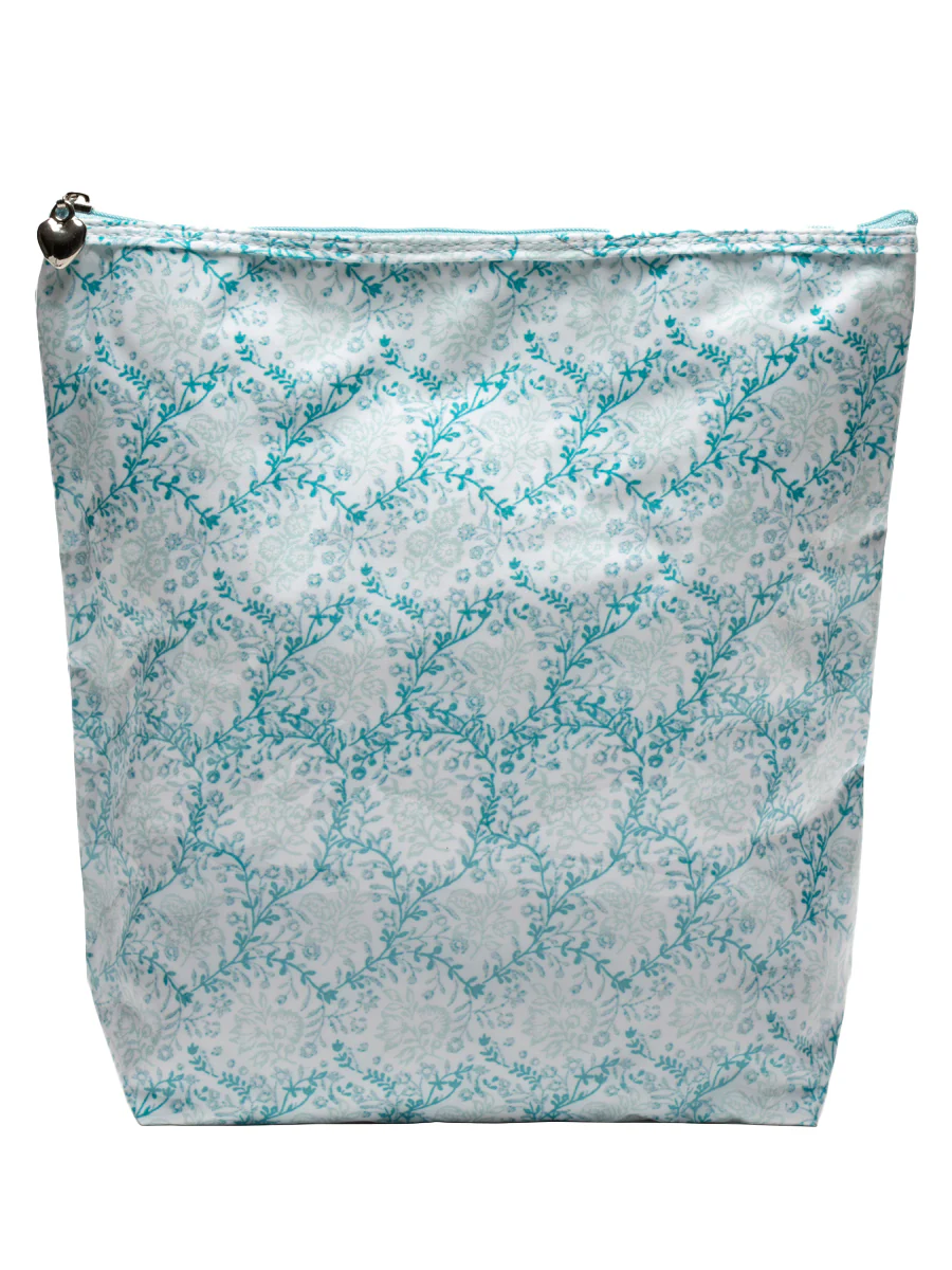 Cosmetic Bag (Large), Cotton/Waterproof PVC - Image 11
