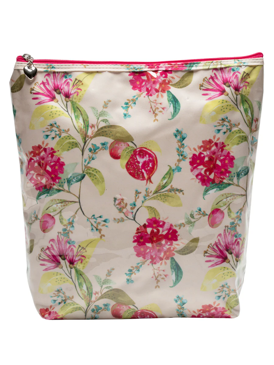 Cosmetic Bag (Large), Cotton/Waterproof PVC - Image 13