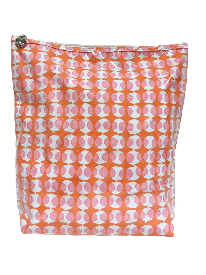 Cosmetic Bag (Large), Cotton/Waterproof PVC - Image 16