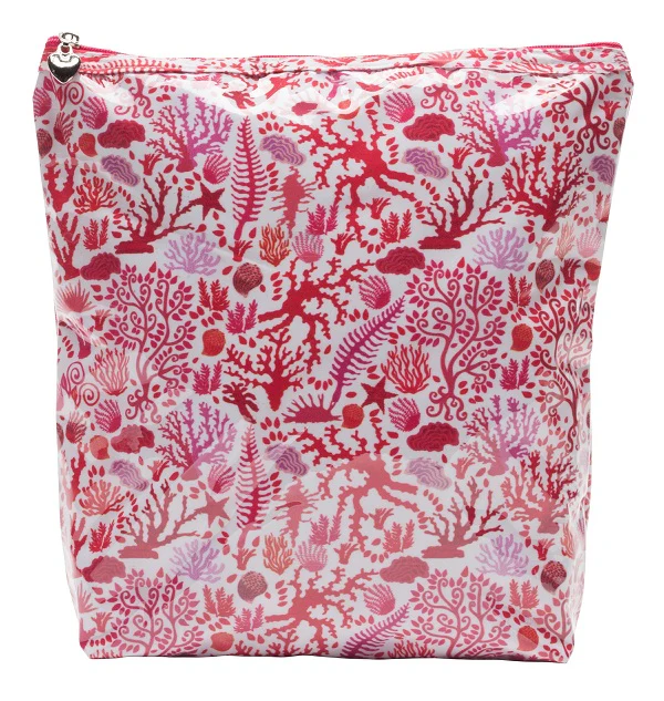 Cosmetic Bag (Large), Cotton/Waterproof PVC - Image 18