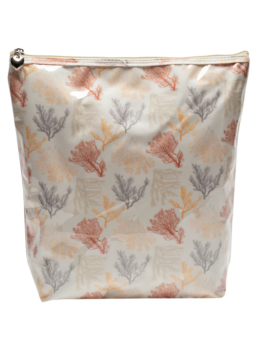 Cosmetic Bag (Large), Cotton/Waterproof PVC - Image 7