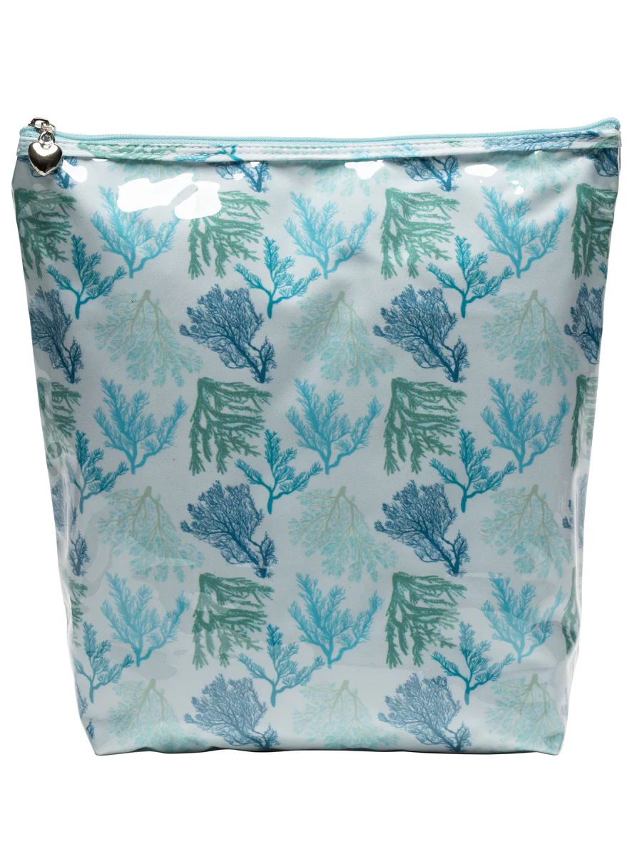 Cosmetic Bag (Large), Cotton/Waterproof PVC - Image 8